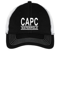 Black/White Trucker Hat w/CAPC