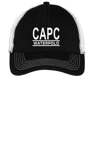 Black/White Trucker Hat w/CAPC