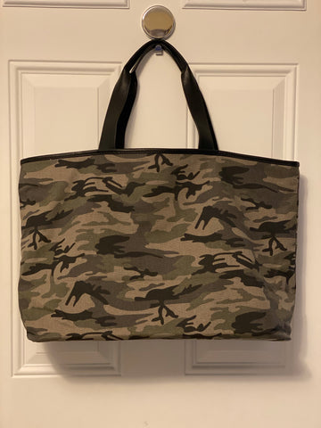 Black Camo Tote