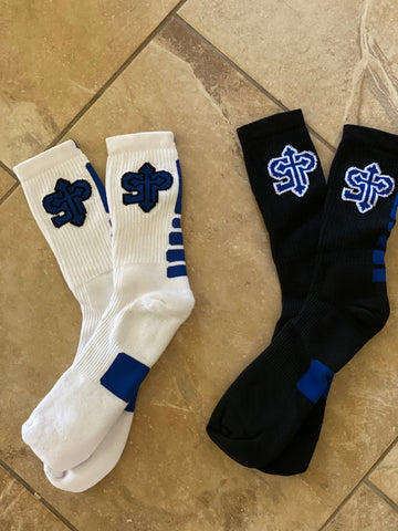 2023-2024 STP DRESS CODE APPROVED - Athletic Crew Socks - One Pair